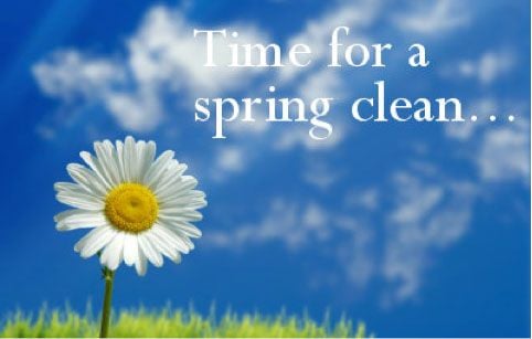 Spring clean your systems! Spring clean your systems!